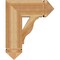 Ekena Millwork Funston Arts & Crafts Rough Sawn Bracket, Western Red Cedar, 6"W x 18"D x 22"H BKT06X18X22FST03RWR - alternate 2
